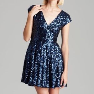 French Connection Sequin Cocktail Dress